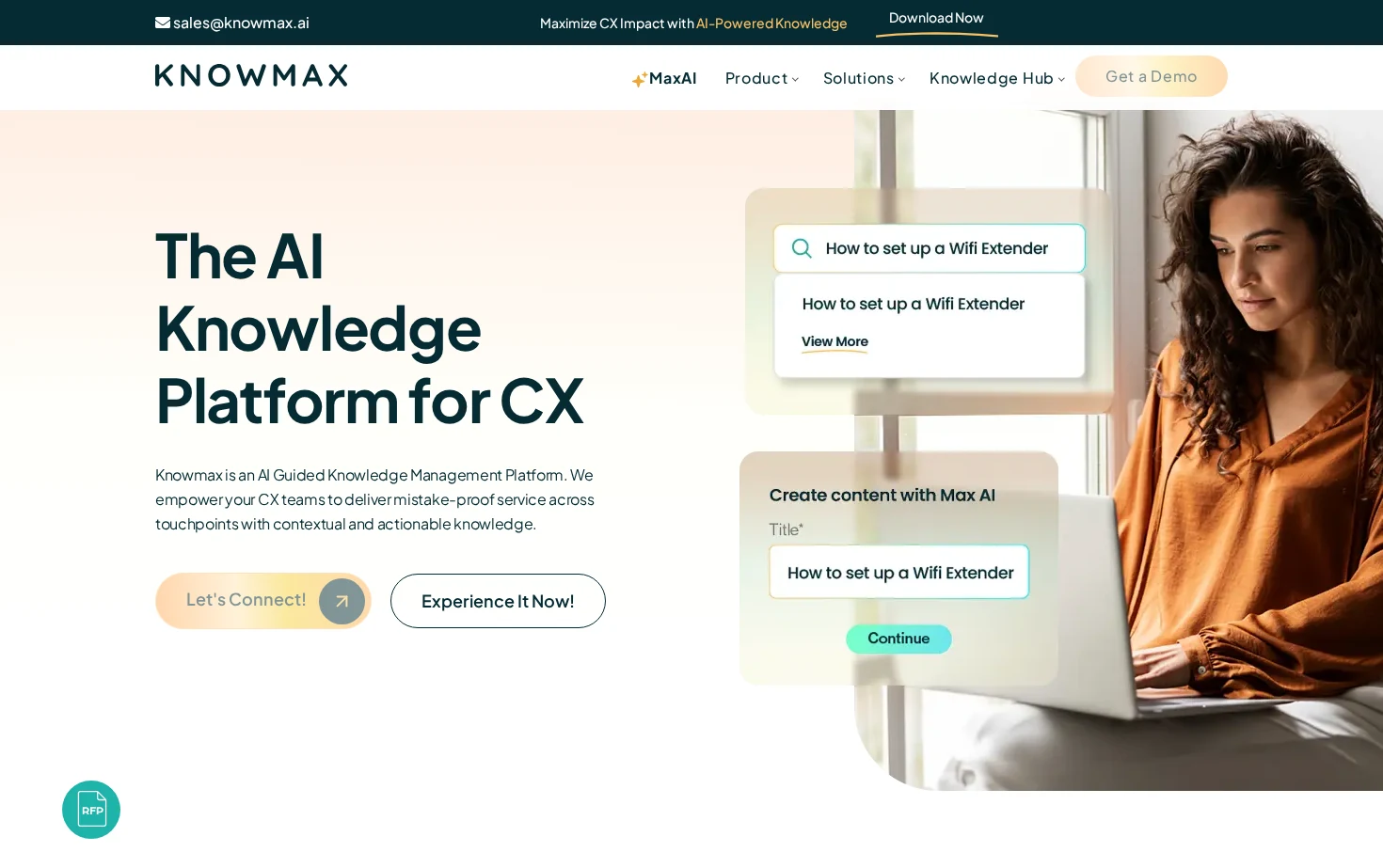 Knowmax 页面快照